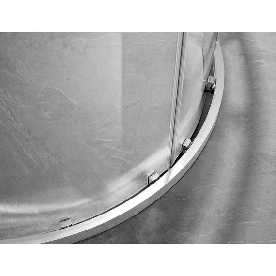 Душевое ограждение Aquatek 100x100 см AQ ARI RO10020CH, хром/прозрачное фото 4