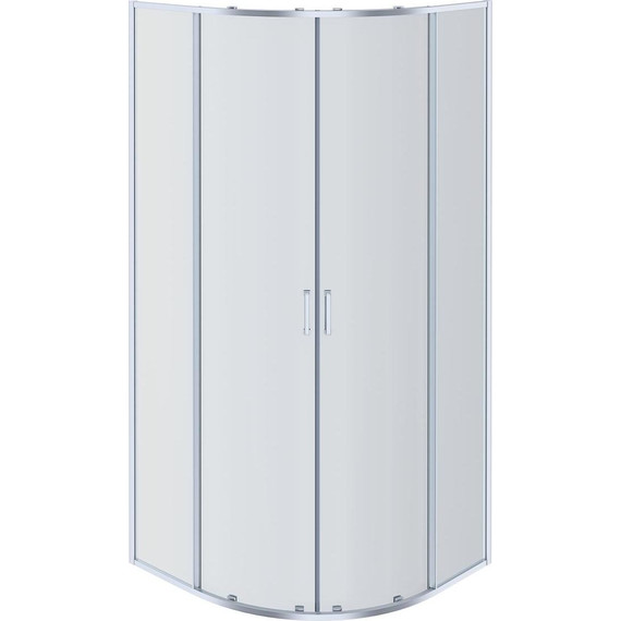 Душевое ограждение Aquatek 90x90 см AQ ARI RO 09020CH, хром/прозрачное фото 