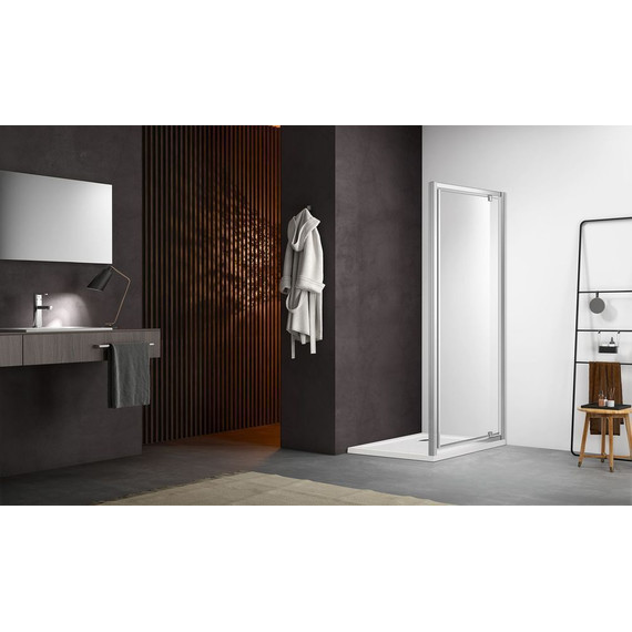 Душевая дверь Aquatek 90 см AQ ARI PI 09020CH, хром/прозрачное - 3 Душевая дверь Aquatek 90 см AQ ARI PI 09020CH, хром/прозрачное фото 3
