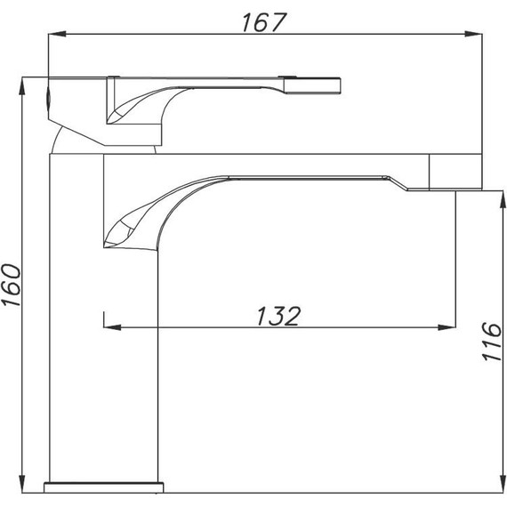 Смеситель для раковины Azario Viano AZ-158345224, черный, Цвет производителя: чёрный фото 2