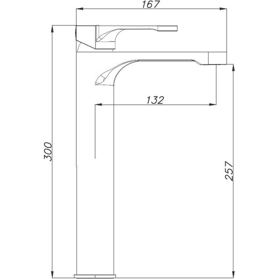 Смеситель для раковины высокий Azario Viano AZ-158345526, белый, Цвет производителя: белый фото 2
