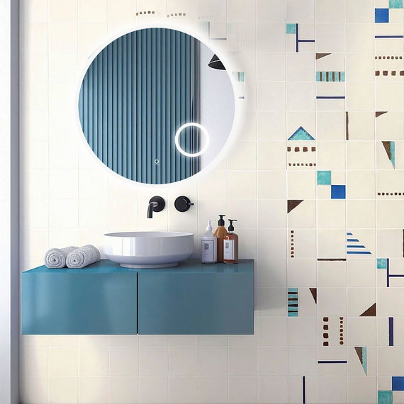 Зеркало Azario 80 см AZ-Z-006ALM - 5 Зеркало Azario 80 см AZ-Z-006ALM фото 5