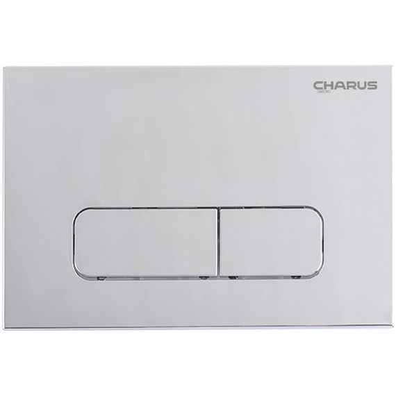 Кнопка смыва Charus Elegia FP.320.46.01, серебряные облака фото 