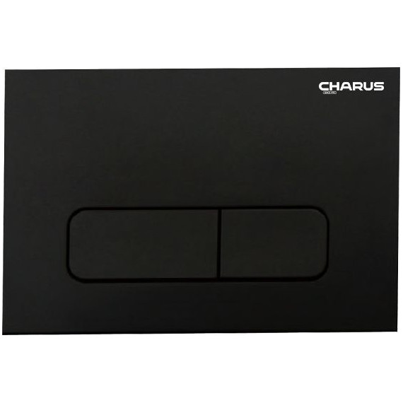 Кнопка смыва Charus Elegia FP.320.DW.01, черный матовый фото 