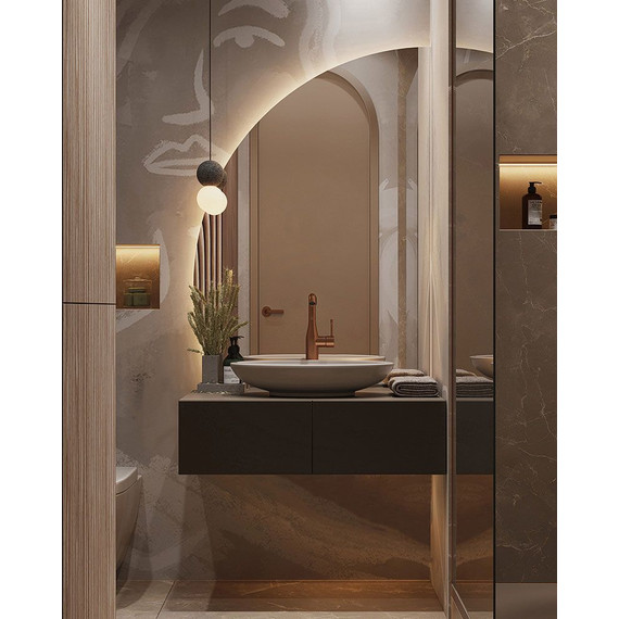 Зеркало Azario Mario 68 см LED-00002525 фото 3