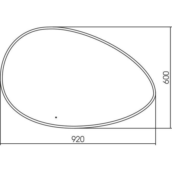 Зеркало Azario Omega 92 см LED-00002556 фото 4