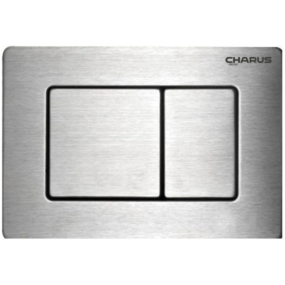Кнопка смыва Charus Robusto FP.310.GSS.05, глянцевая сталь фото 