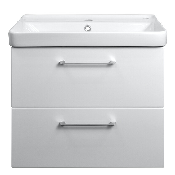 Тумба подвесная с раковиной Azario Ника 60 см CS00080143, белый фото 