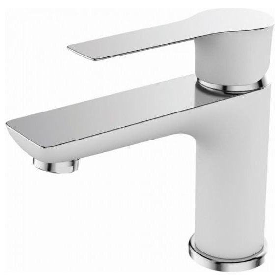 Смеситель для раковины Mixxus Premium Eva MP0192, белый фото 