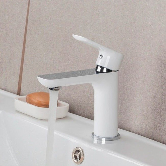 Смеситель для раковины Mixxus Premium Eva MP0192, белый - 2 Смеситель для раковины Mixxus Premium Eva MP0192, белый фото 2