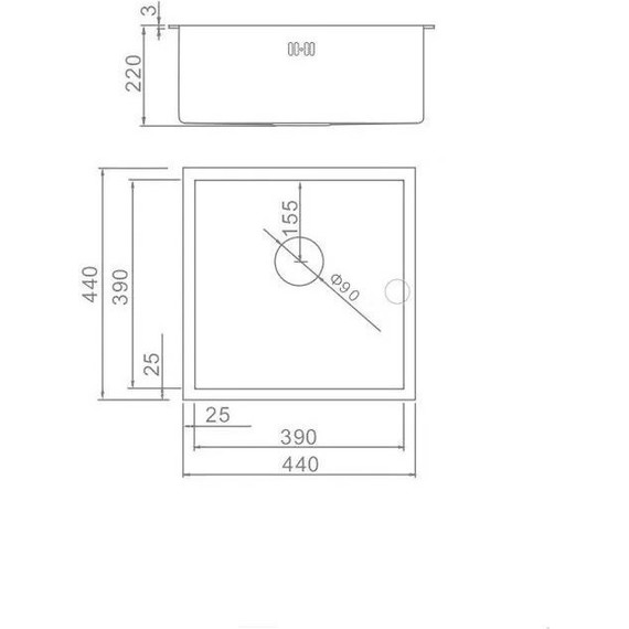 Кухонная мойка Gerhans K34444B 1 мм, PVD графит, Цвет производителя: графит - 9 Кухонная мойка Gerhans K34444B 1 мм, PVD графит, Цвет производителя: графит фото 9