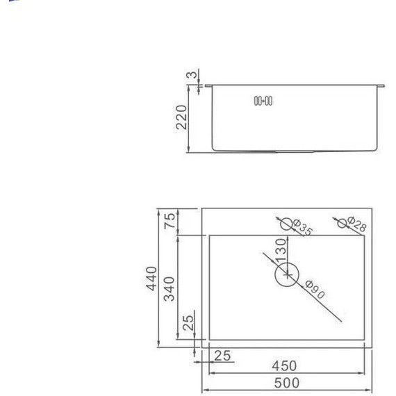 Кухонная мойка Gerhans K35044B 1 мм, PVD графит, Цвет производителя: графит - 9 Кухонная мойка Gerhans K35044B 1 мм, PVD графит, Цвет производителя: графит фото 9