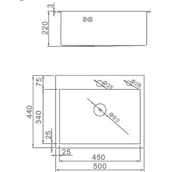 Кухонная мойка Gerhans K35044 1 мм, нержавеющая сталь, Цвет производителя: нержавеющая сталь - 9 Кухонная мойка Gerhans K35044 1 мм, нержавеющая сталь, Цвет производителя: нержавеющая сталь фото 9