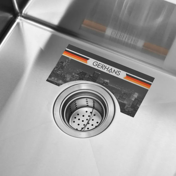 Кухонная мойка Gerhans K35050 1 мм, нержавеющая сталь, Цвет производителя: нержавеющая сталь - 5 Кухонная мойка Gerhans K35050 1 мм, нержавеющая сталь, Цвет производителя: нержавеющая сталь фото 5