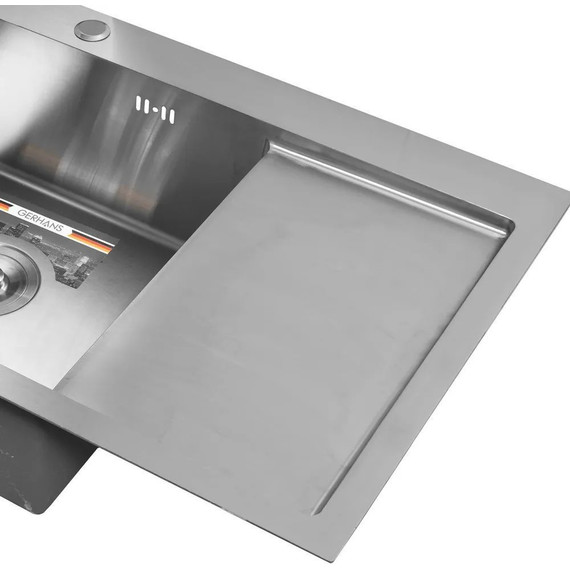 Кухонная мойка Gerhans K37851-L 1 мм, нержавеющая сталь L, Цвет производителя: нержавеющая сталь - 4 Кухонная мойка Gerhans K37851-L 1 мм, нержавеющая сталь L, Цвет производителя: нержавеющая сталь фото 4