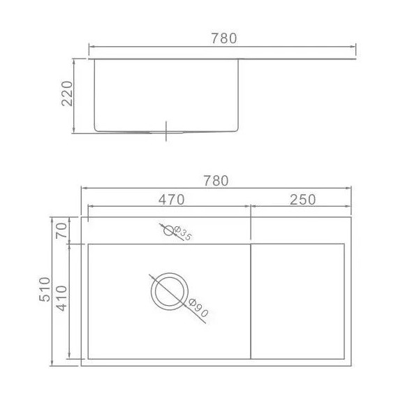 Кухонная мойка Gerhans K37851B-L 1 мм, PVD графит L, Цвет производителя: графит - 7 Кухонная мойка Gerhans K37851B-L 1 мм, PVD графит L, Цвет производителя: графит фото 7
