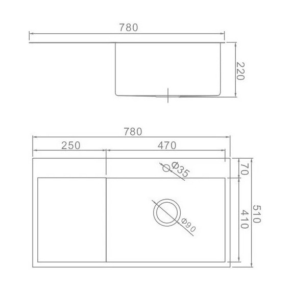Кухонная мойка Gerhans K37851B-R 1 мм, PVD графит R, Цвет производителя: графит - 10 Кухонная мойка Gerhans K37851B-R 1 мм, PVD графит R, Цвет производителя: графит фото 10