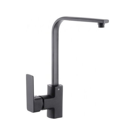 Смеситель для кухни Mixxus Premium Kubus MP0185, черный фото 