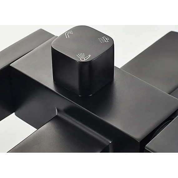 Душевая стойка Ledeme L72433B, черный матовый - 12 Душевая стойка Ledeme L72433B, черный матовый фото 12