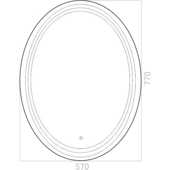 Зеркало Azario Vigo 57 см LED-00002522 фото 3