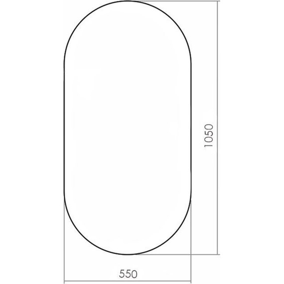 Зеркало Azario Viva 55 см LED-00002549 фото 5