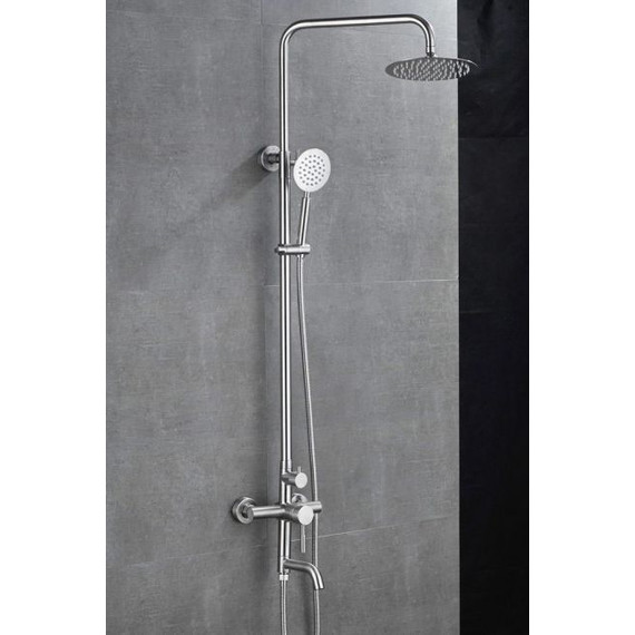 Душевая стойка Mixxus Sus SS0021, нержавеющая сталь - 2 Душевая стойка Mixxus Sus SS0021, нержавеющая сталь фото 2