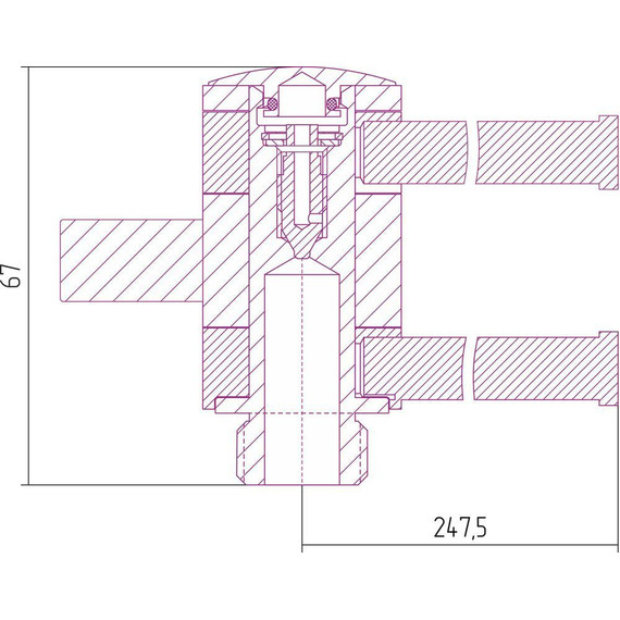 Полотенцедержатель Сунержа 360 L 250 00-2003-0250 фото 9