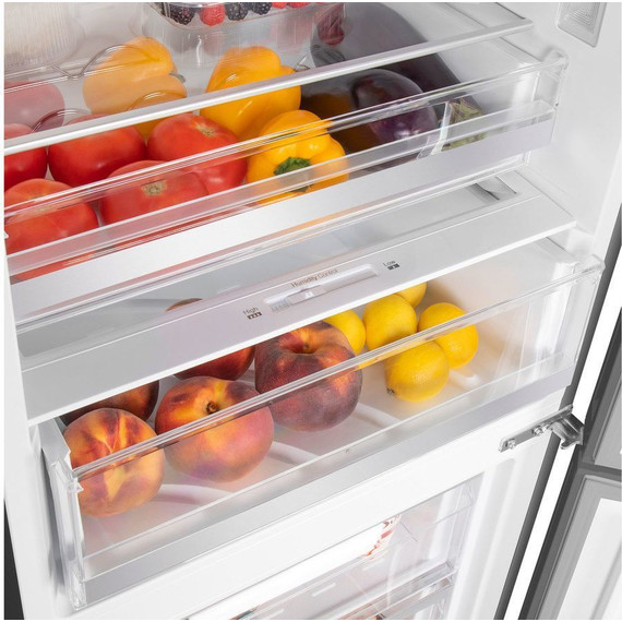 Двухкамерный холодильник Maunfeld MFF200NFSBE фото 12