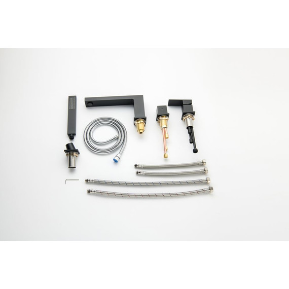 Смеситель для ванны Timo Selene 2130/03Y, черный матовый - 10 Смеситель для ванны Timo Selene 2130/03Y, черный матовый фото 10