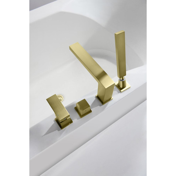 Смеситель для ванны Timo Selene 2130/17Y, золото матовое - 4 Смеситель для ванны Timo Selene 2130/17Y, золото матовое фото 4