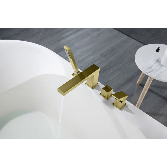 Смеситель для ванны Timo Selene 2130/17Y, золото матовое - 5 Смеситель для ванны Timo Selene 2130/17Y, золото матовое фото 5