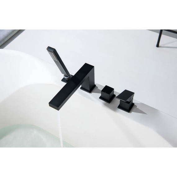 Смеситель для ванны Timo Selene 2130/03Y, черный матовый - 4 Смеситель для ванны Timo Selene 2130/03Y, черный матовый фото 4