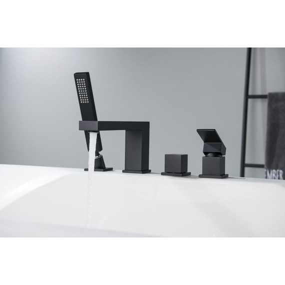 Смеситель для ванны Timo Selene 2130/03Y, черный матовый - 5 Смеситель для ванны Timo Selene 2130/03Y, черный матовый фото 5