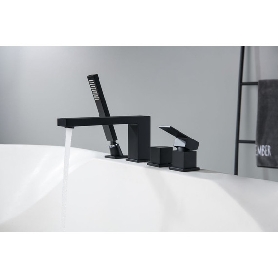 Смеситель для ванны Timo Selene 2130/03Y, черный матовый - 6 Смеситель для ванны Timo Selene 2130/03Y, черный матовый фото 6