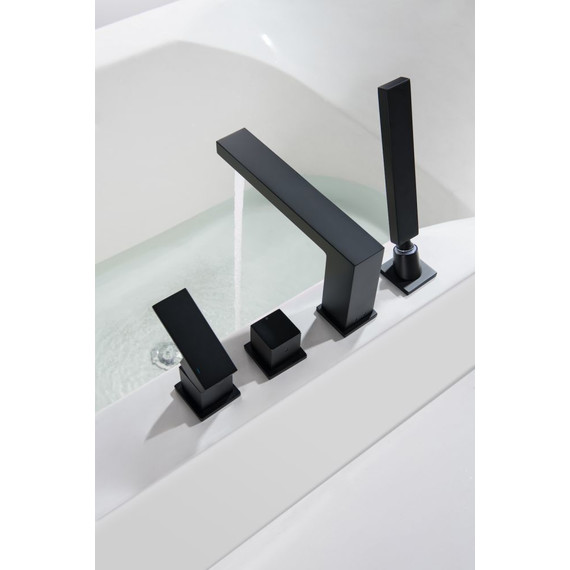 Смеситель для ванны Timo Selene 2130/03Y, черный матовый - 8 Смеситель для ванны Timo Selene 2130/03Y, черный матовый фото 8