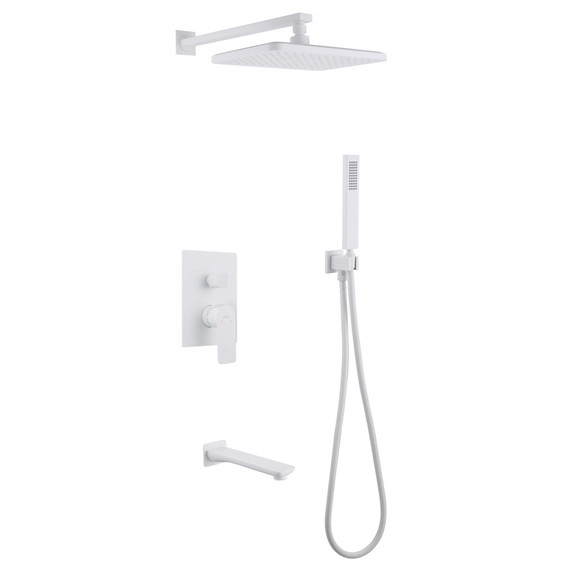 Душевая система для ванны Abber Emotion AF8817B, черный матовый -  Душевая система для ванны Abber Emotion AF8817B, черный матовый фото