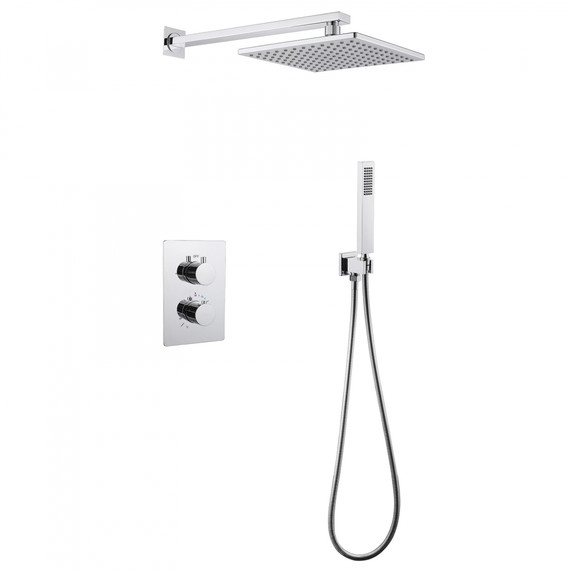 Душевая система для душа с термостатом Abber Weiss Insel AF8051 -  Душевая система для душа с термостатом Abber Weiss Insel AF8051 фото