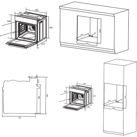 Электрический духовой шкаф Maunfeld EOEМ.589W фото 15