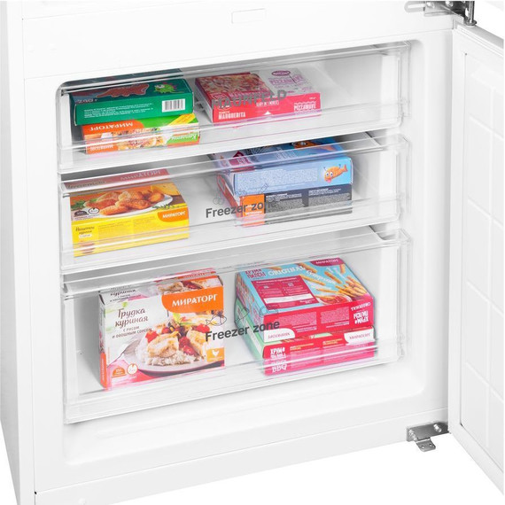 Встраиваемый двухкамерный холодильник Maunfeld MBF193NFW1 - 13 Встраиваемый двухкамерный холодильник Maunfeld MBF193NFW1 фото 13