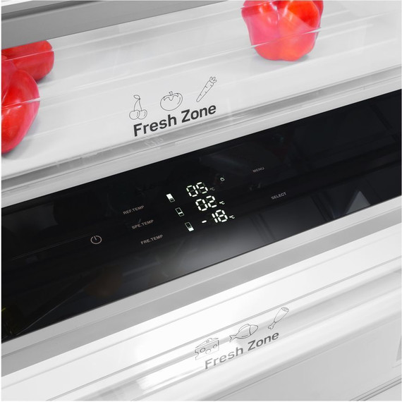 Встраиваемый двухкамерный холодильник Maunfeld MBF212NFW1 - 7 Встраиваемый двухкамерный холодильник Maunfeld MBF212NFW1 фото 7