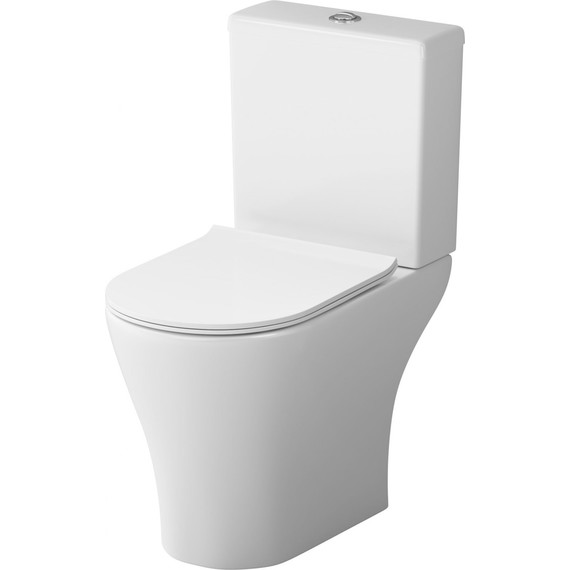 Унитаз-компакт Damixa Origin Bit 778607SC с тонкой крышкой микролифт фото 