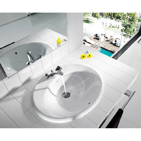 Раковина врезная на столешницу Roca Java 56 см 327863000 - 2 Раковина врезная на столешницу Roca Java 56 см 327863000 фото 2