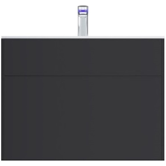 Тумба подвесная с раковиной Am.Pm Inspire 2.0 80 см M50AFHX0803GM, графит матовый фото 