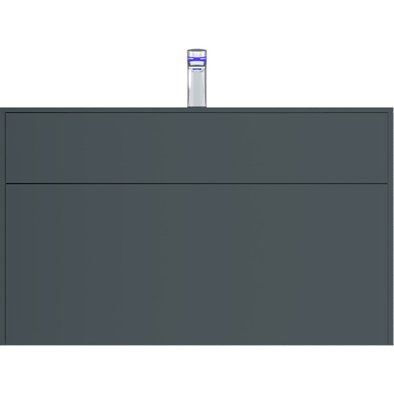 Тумба подвесная с раковиной Am.Pm Inspire 2.0 100 см M50AFHX1003GM, графит матовый фото 