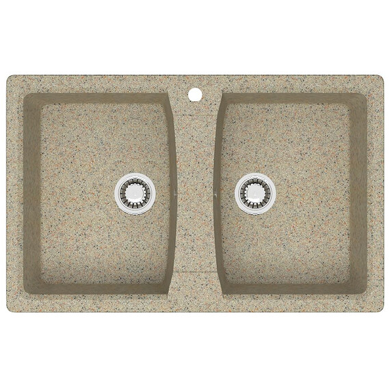 Кухонная мойка Azario Elmas CS00078334, песочный, Цвет производителя: песочный фото 