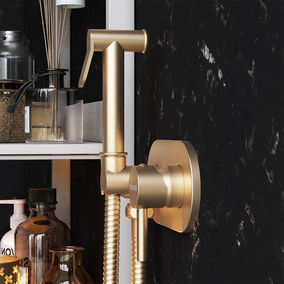 Набор для гигиенического душа Damixa Option 214000000, бронза фото 8