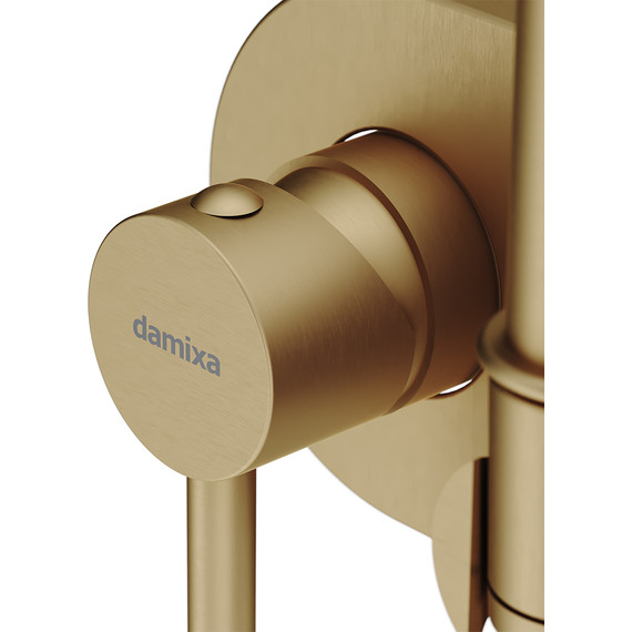 Набор для гигиенического душа Damixa Option 214000000, бронза фото 6