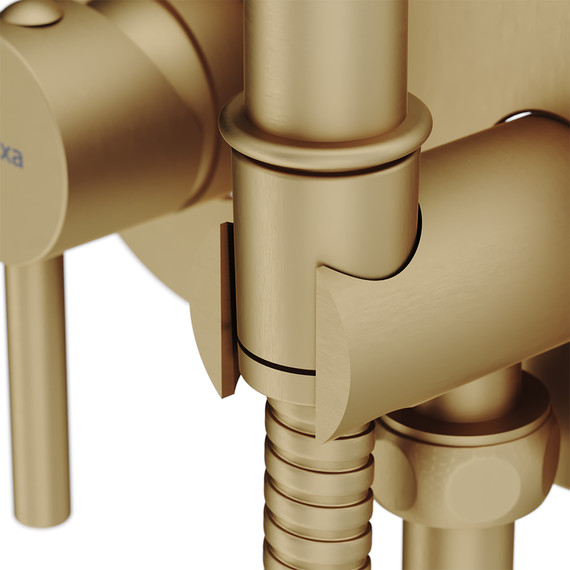 Набор для гигиенического душа Damixa Option 214000000, бронза фото 5