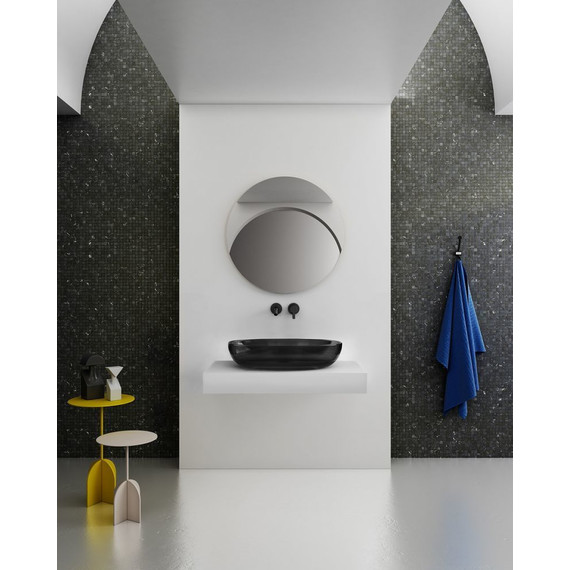 Раковина-чаша прозрачная Abber Kristall 60 см AT2801Onyx, черный - 4 Раковина-чаша прозрачная Abber Kristall 60 см AT2801Onyx, черный фото 4