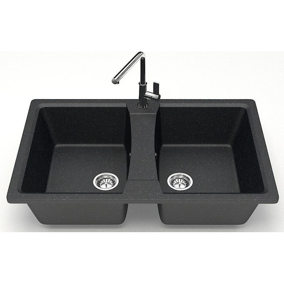 Кухонная мойка Azario Elmas CS00078333, чёрный, Цвет производителя: чёрный фото 2